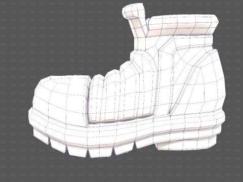 Shoes cartoonV67 3D Model