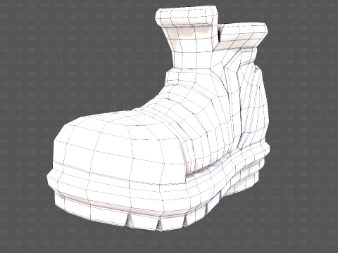 Shoes cartoonV67 3D Model