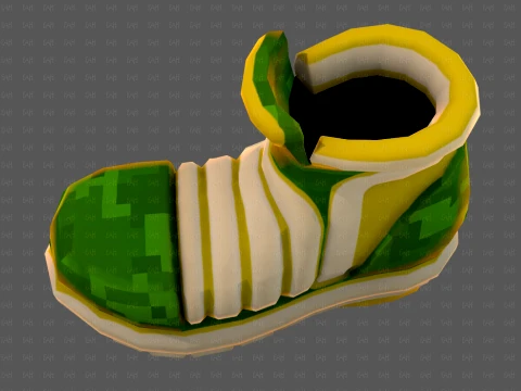 Shoes cartoonV67 3D Model