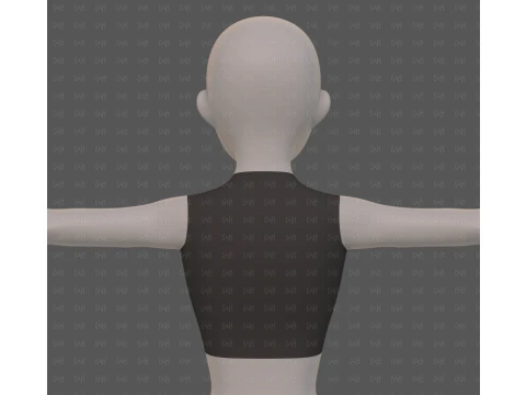 Base mesh woman 27 3D Model