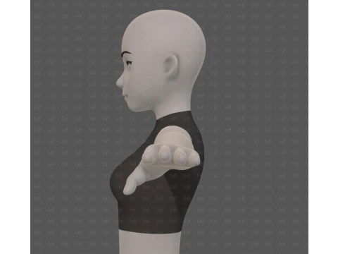 Base mesh woman 27 3D Model
