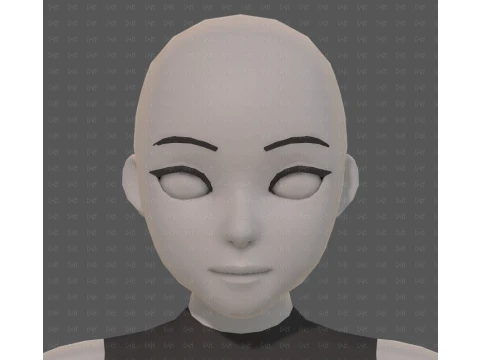 Base mesh woman 27 3D Model
