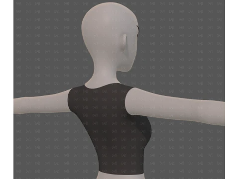 Base mesh woman 28 3D Model