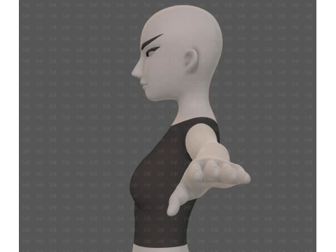 Base mesh woman 28 3D Model