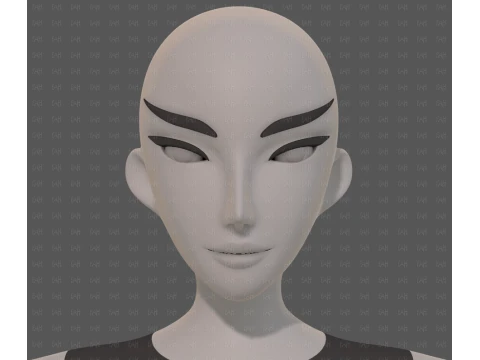 Base mesh woman 28 3D Model