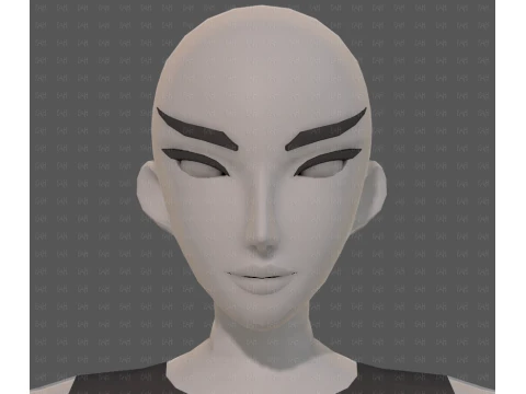 Base mesh woman 28 3D Model
