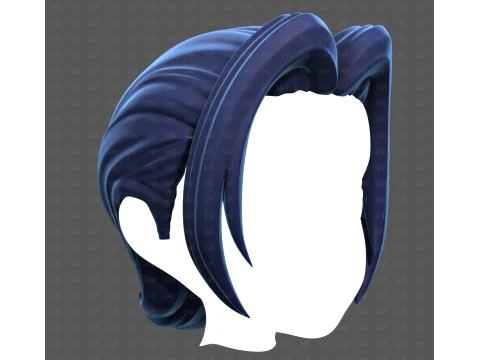Base Hair for Boy V76 3D Model