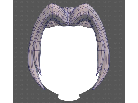 Base Hair for Boy V76 3D Model