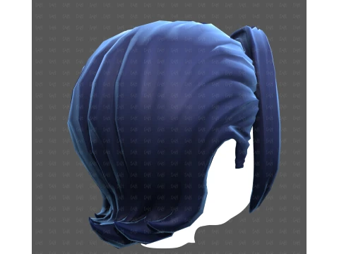 Base Hair for Boy V76 3D Model