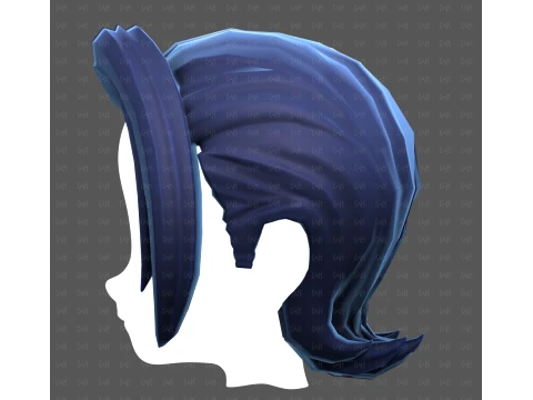 Base Hair for Boy V76 3D Model