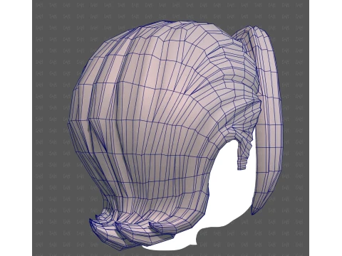 Base Hair for Boy V76 3D Model