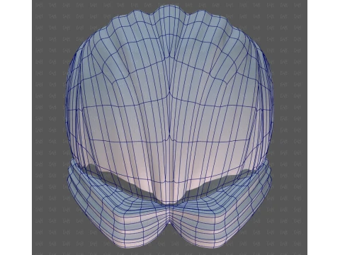 Base Hair for Boy V76 3D Model