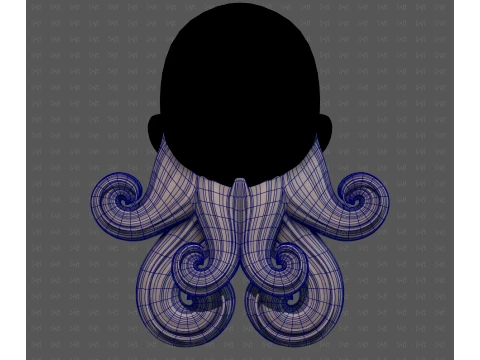 Beard V76 3D Model