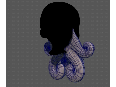 Beard V76 3D Model