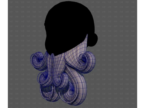Beard V76 3D Model