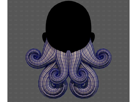 Beard V76 3D Model