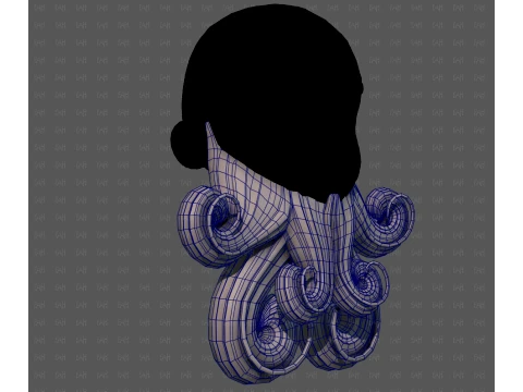 Beard V76 3D Model
