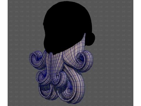 Beard V76 3D Model