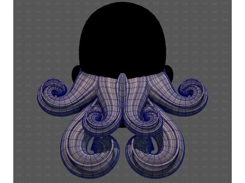 Beard V76 3D Model