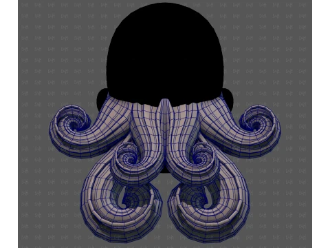 Beard V76 3D Model