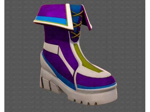 Shoes cartoonV68 3D Model