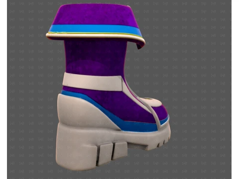 Shoes cartoonV68 3D Model