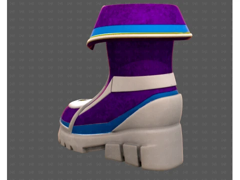 Shoes cartoonV68 3D Model