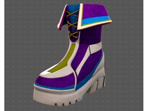 Shoes cartoonV68 3D Model