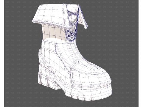 Shoes cartoonV68 3D Model