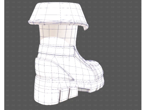 Shoes cartoonV68 3D Model