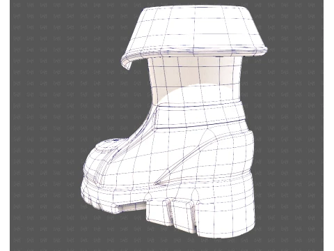Shoes cartoonV68 3D Model