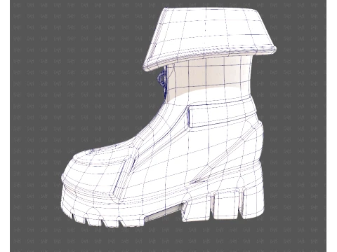 Shoes cartoonV68 3D Model