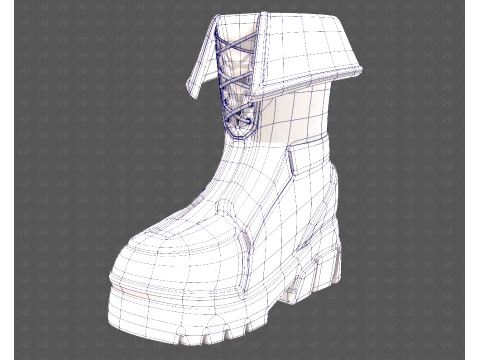 Shoes cartoonV68 3D Model