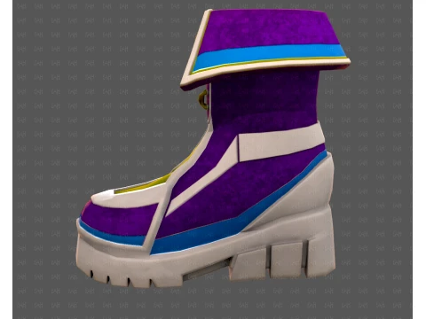 Shoes cartoonV68 3D Model
