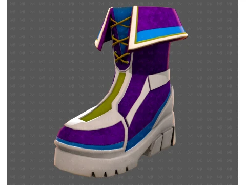 Shoes cartoonV68 3D Model
