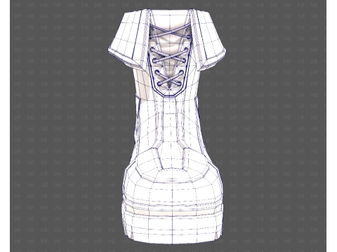 Shoes cartoonV68 3D Model