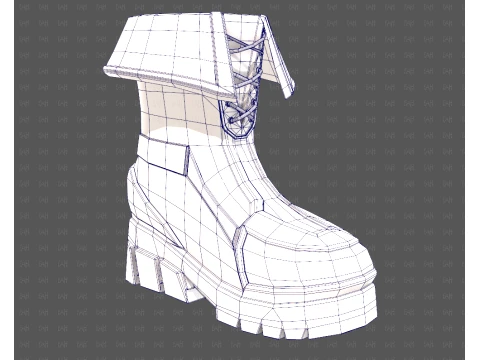 Shoes cartoonV68 3D Model