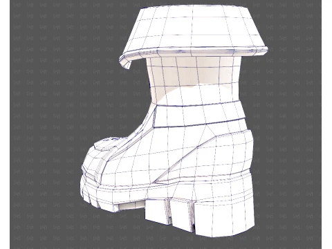 Shoes cartoonV68 3D Model