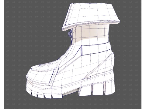 Shoes cartoonV68 3D Model