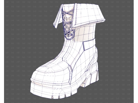 Shoes cartoonV68 3D Model