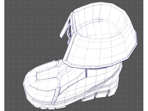 Shoes cartoonV68 3D Model