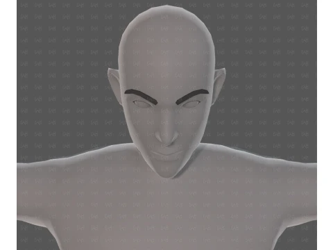 Base mesh man character V27 3D Model