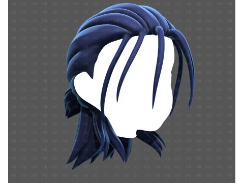 Base Hair for Boy V77 3D Model