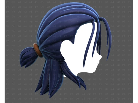 Base Hair for Boy V77 3D Model