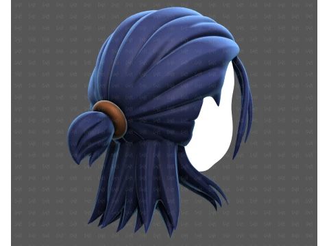 Base Hair for Boy V77 3D Model