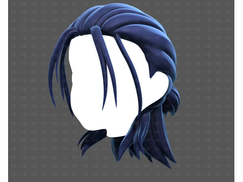 Base Hair for Boy V77 3D Model