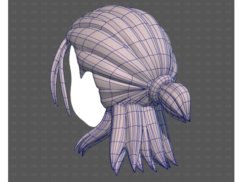 Base Hair for Boy V77 3D Model