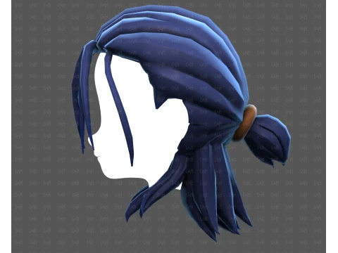 Base Hair for Boy V77 3D Model