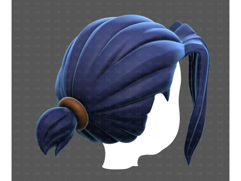 Base Hair for Boy V78 3D Model