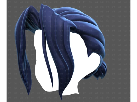 Base Hair for Boy V78 3D Model